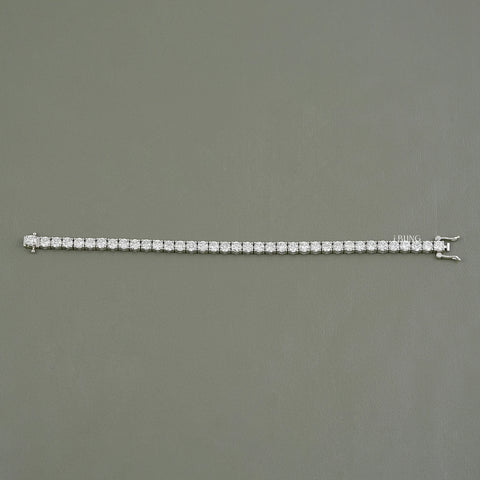 Round Cut Lab Diamond Tennis Bracelet
