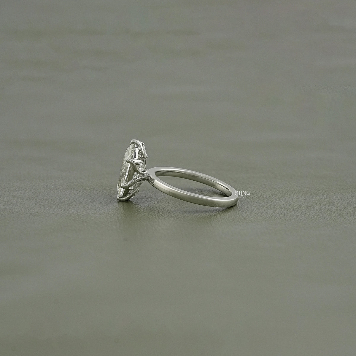 Marquise Cut Lab Grown Diamond Solitaire Ring Solitaire Ring