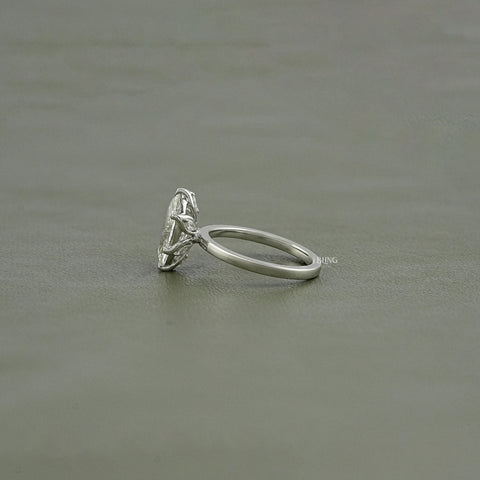 Marquise Cut Lab Grown Diamond Solitaire Ring