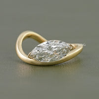 Marquise Diamond  Solitaire Engagement Ring