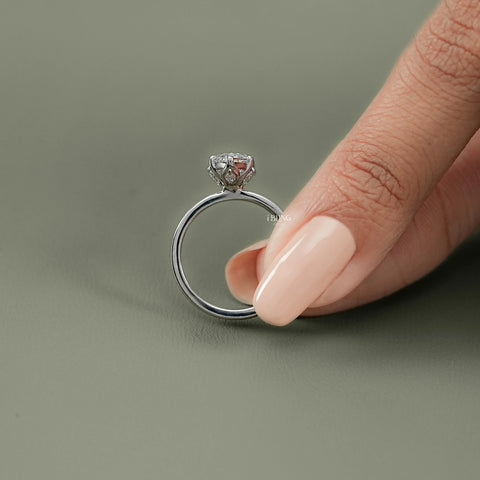 Marquise Cut Lab Grown Diamond Solitaire Ring