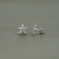 Marquise Cut Lab Grown Diamond Floral Shape Earrings