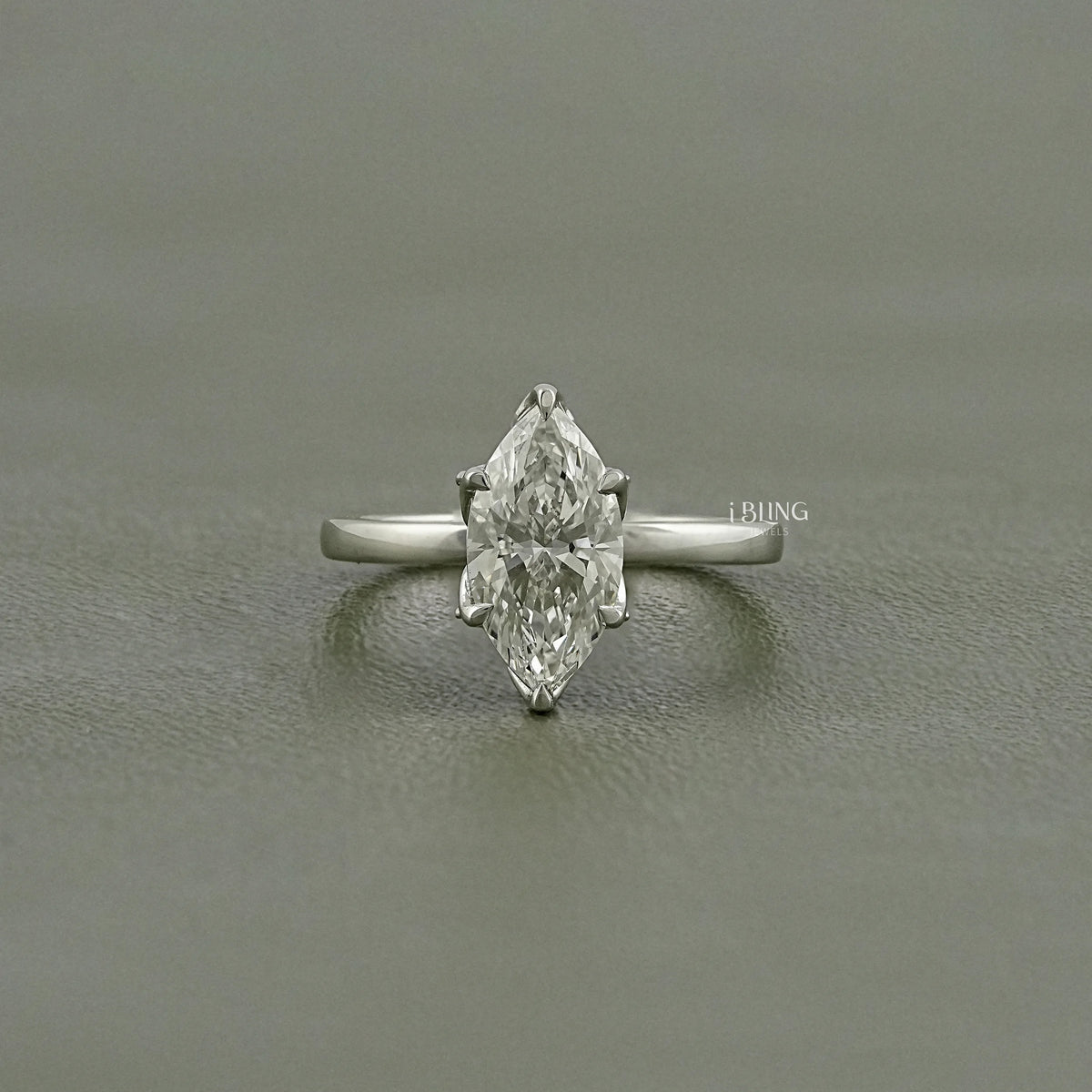 Marquise Cut Lab Grown Diamond Solitaire Ring Solitaire Ring