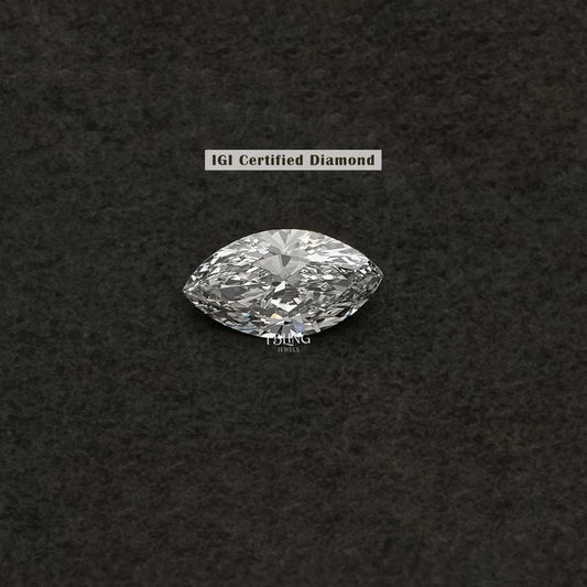 IGI Certified Marquise Lab Grown Diamond Loose IGI Loose Diamond