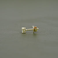 Asscher Cut Lab Grown Diamond Stud Earrings