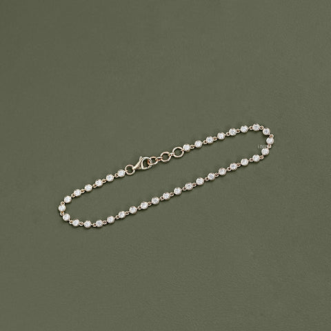 Round Cut Lab Diamond Tennis Bracelet