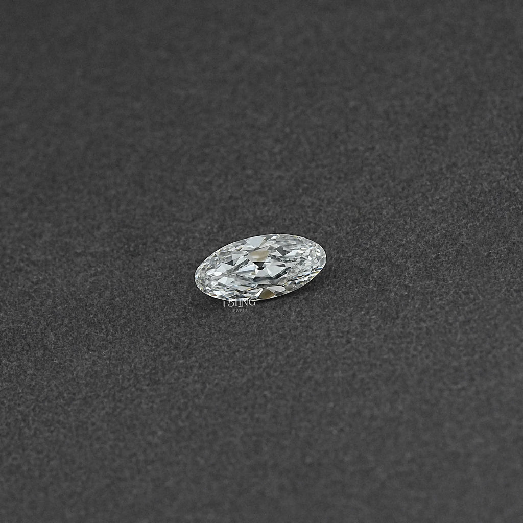 Old Mine Moval Cut Lab Grown Diamond