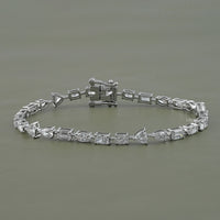 Multi Shape lab Diamond Tennis Bracelet