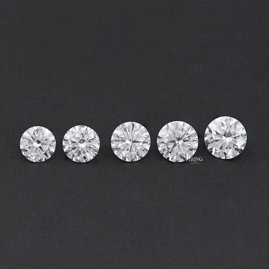 Round Cut Lab Grown Loose Diamond