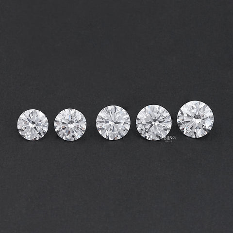 Round Cut Lab Grown Loose Diamond