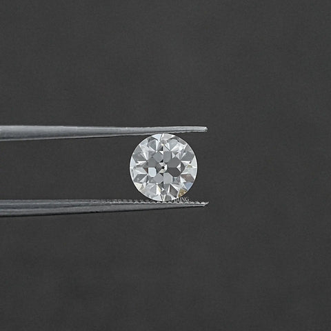 OEC Flower Pattern Round Cut Lab Grown Diamond
