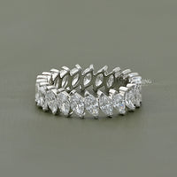 Marquise Cut Lab Diamond Full Eternity Band