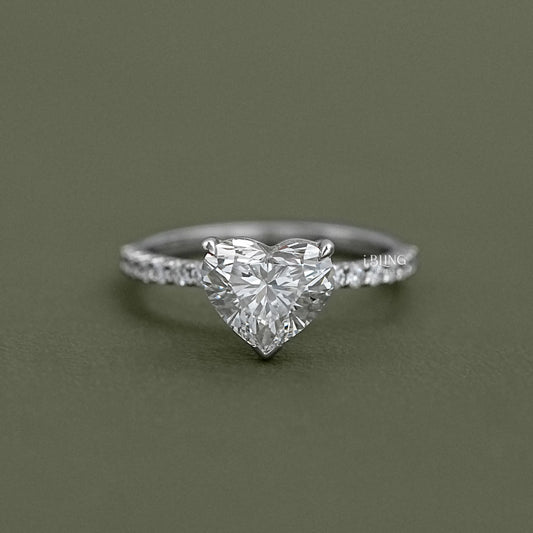 Heart Cut Diamond Engagement Ring