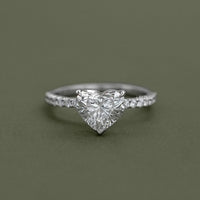 Heart Cut Diamond Engagement Ring