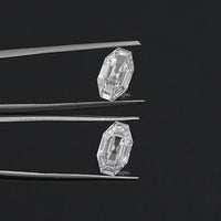 Step Cut Octagon Lab Diamond Matching Pair