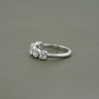 Old Mine Cushion Cut Five Stone Ring