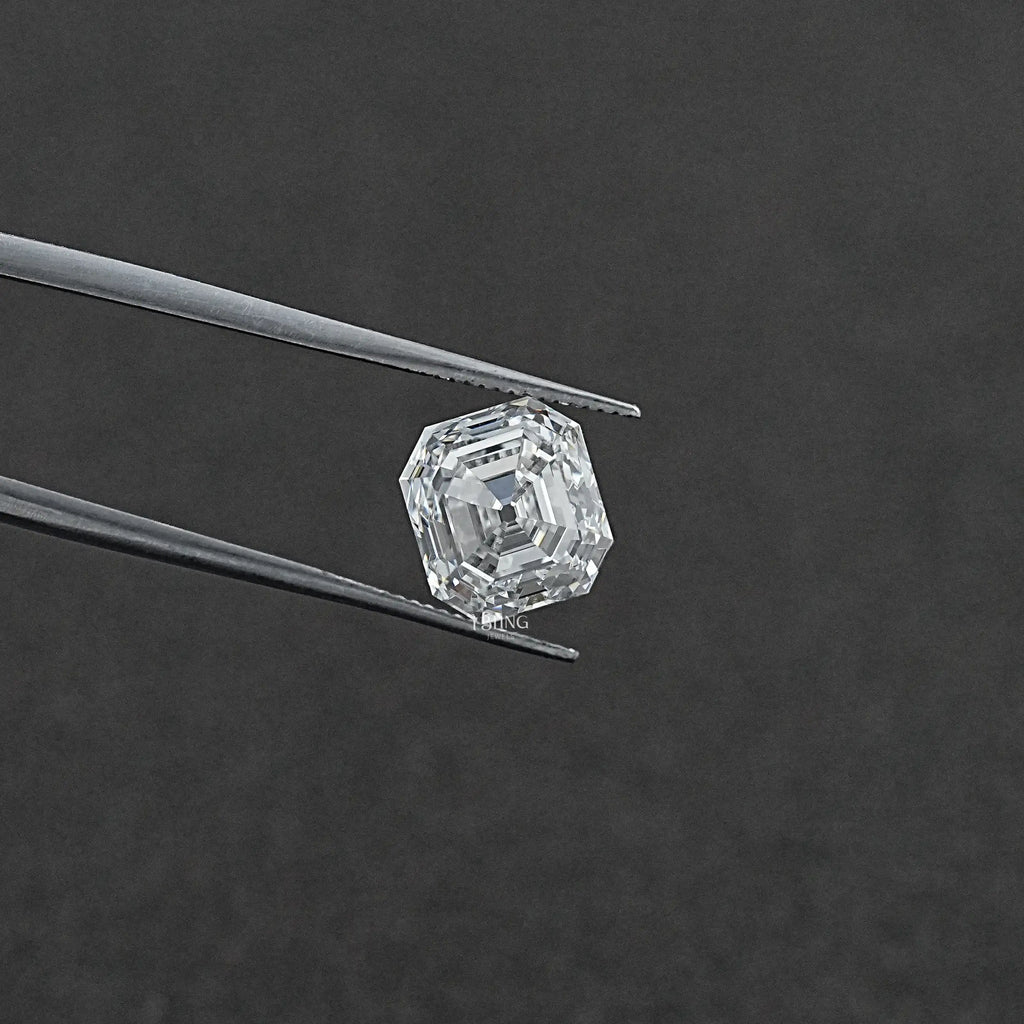 Old Mine Square Emerald Cut Lab Grown Diamond