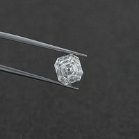 Old Mine Square Emerald Cut Lab Grown Diamond
