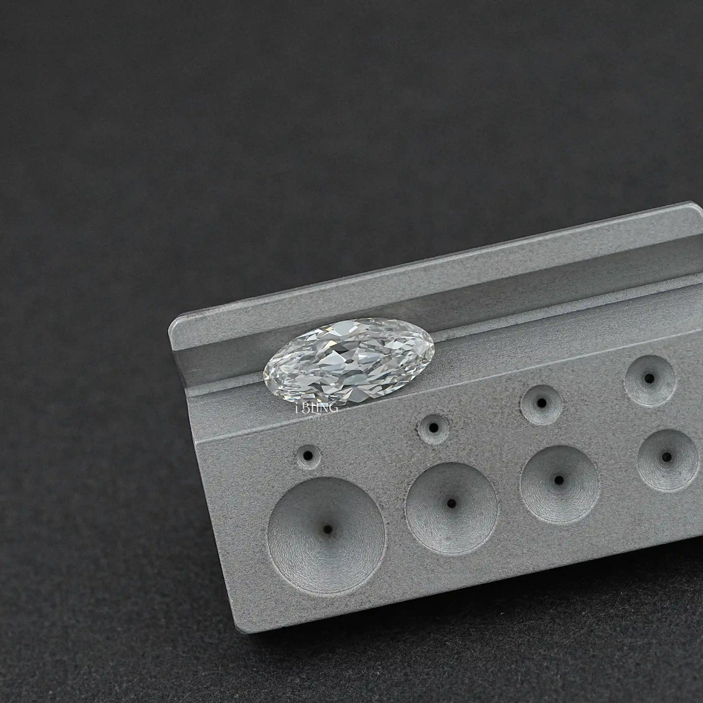 Old Mine Moval Cut Lab Grown Diamond