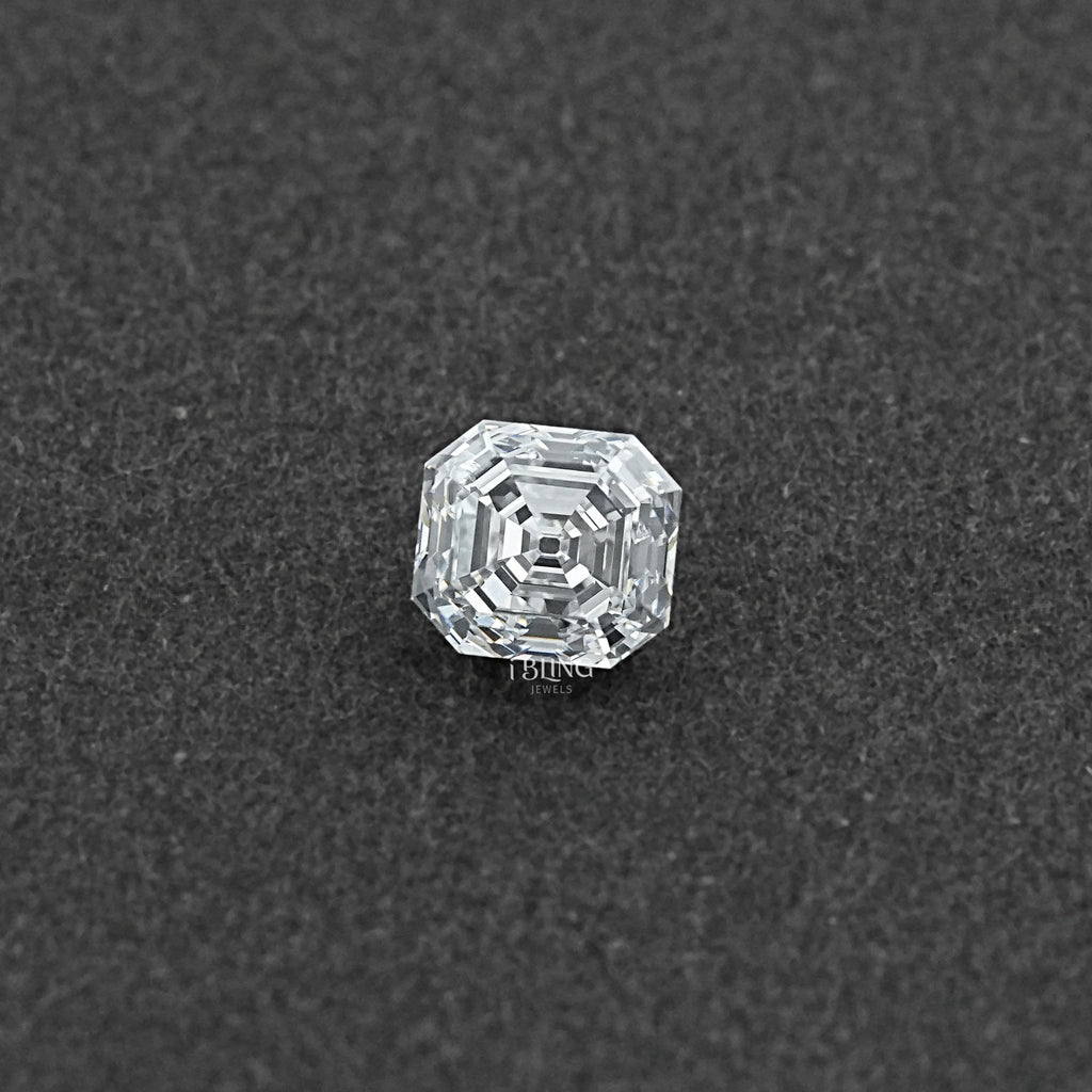 Old Mine Square Emerald Cut Lab Grown Diamond