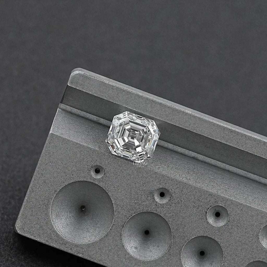 Old Mine Square Emerald Cut Lab Grown Diamond