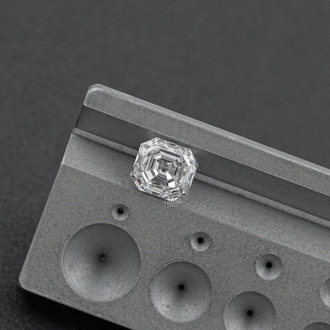 Old Mine Square Emerald Cut Lab Grown Diamond
