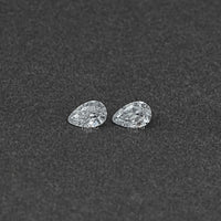 Old Mine Pear Cut CVD Diamond Matching Pair