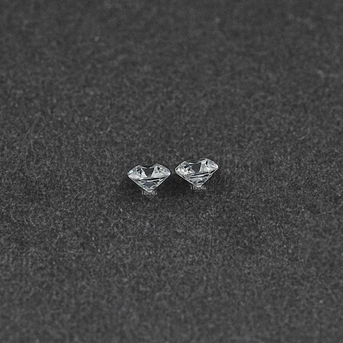 Old Mine Square Cushion CVD Diamond Matching Pair