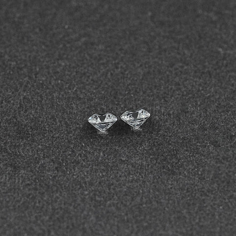 Old Mine Square Cushion CVD Diamond Matching Pair