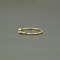 Two Stone Marquise Diamond Open Cuff Ring