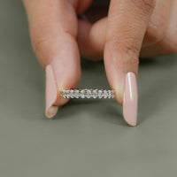 Oval Cut Lab Grown Diamond Eternity Band