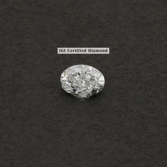 IGI Certified Oval Cut Lab Loose Diamond IGI Loose Diamond