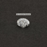 IGI Certified Oval Cut Lab Loose Diamond