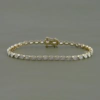 Oval Cut Lab Grown Diamond Tennis Bracelet