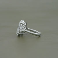 Oval Cut Lab Diamond Engagement Ring