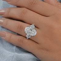Oval And Heart Lab Grown Diamond Ring