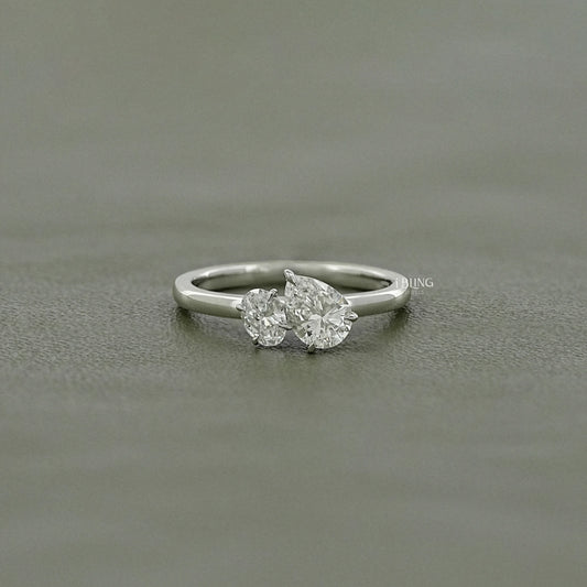 You & Me Lab Grown Diamond Engagement Ring