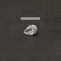 Pear Cut IGI Certified Loose Diamond