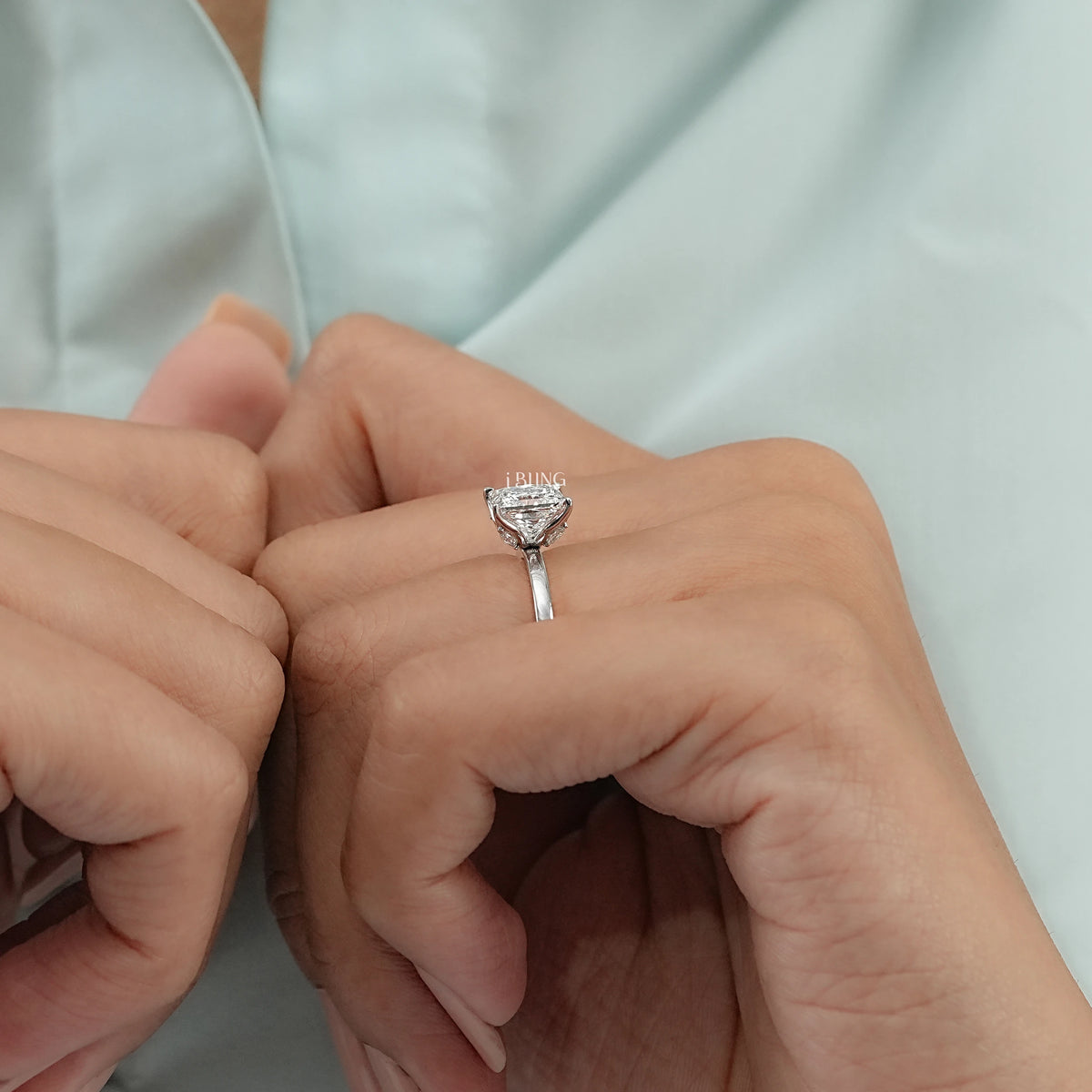 Princess Lab Grown Diamond Solitaire Engagement Ring Solitaire Ring