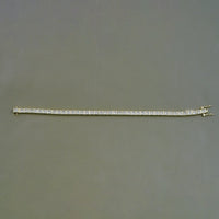 Princess Lab Diamond Bezel Set Tennis Bracelet