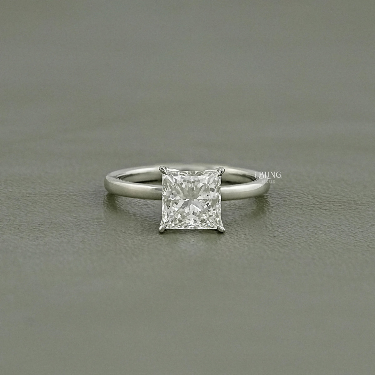 Princess Lab Grown Diamond Solitaire Engagement Ring Solitaire Ring