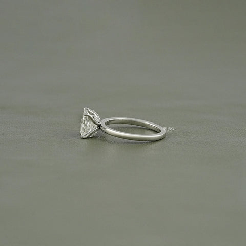 Princess Lab Grown Diamond Solitaire Engagement Ring