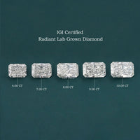 Radiant Cut Loose IGI Certified Lab Diamond
