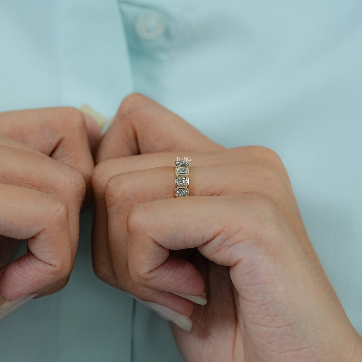 Radiant Lab Grown Diamond Full Eternity Band Full Eternity