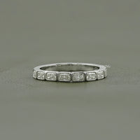 Radiant Lab Diamond Bezel Set Wedding Band