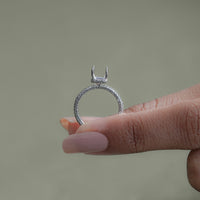 Radiant Cut Semi Mount Ring