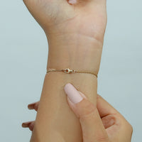 Three Stone Rose Cut Oval Diamond Bracelet