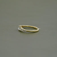 Rose Cut Round Diamond Engagement Ring