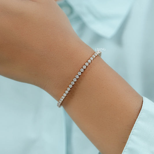 2.30 MM Round Lab Diamond Tennis Bracelet Tennis Bracelet