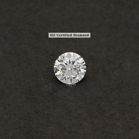 IGI Certified Lab Grown Round Cut Loose Diamond